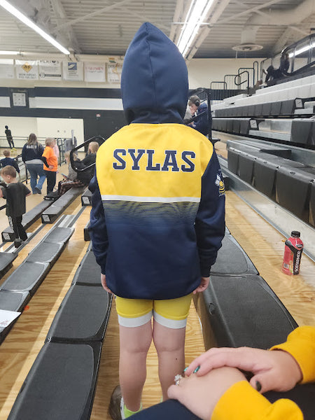 Fading Stripes Monroe Wrestling Fully Sublimated HOODIE