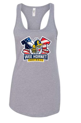 2024 Adult Wee Hornet Football Ideal Racerback Tank
