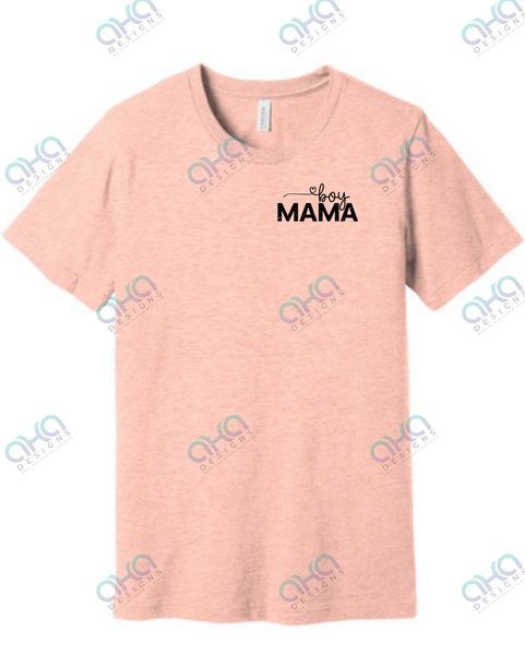 Boy Mama - Ma. Mama. Mom. Bruh. Bella+Canvas Unisex Heather  CVC tee