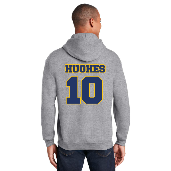 Monroe Hornets Basketball Hooded Sweatshirt with Name and Number