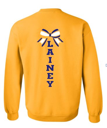 2024 Adult K-2 Cheer Competition Gold Crewneck Sweatshirt