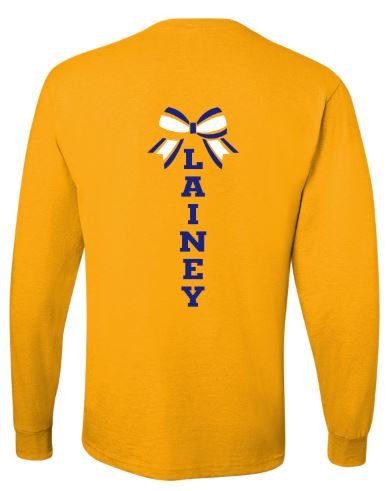 2024 Adult K-2 Cheer Competition Gold Long Sleeve Tee