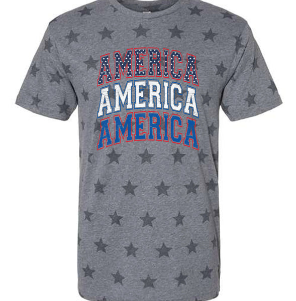 America Star T-shirt Code Five