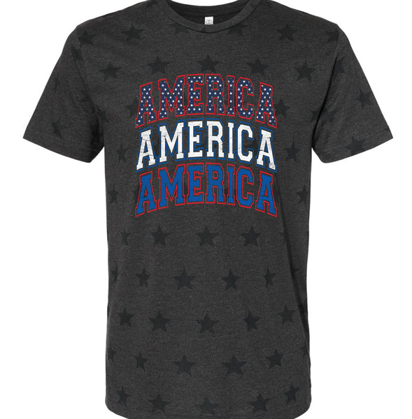 America Star T-shirt Code Five