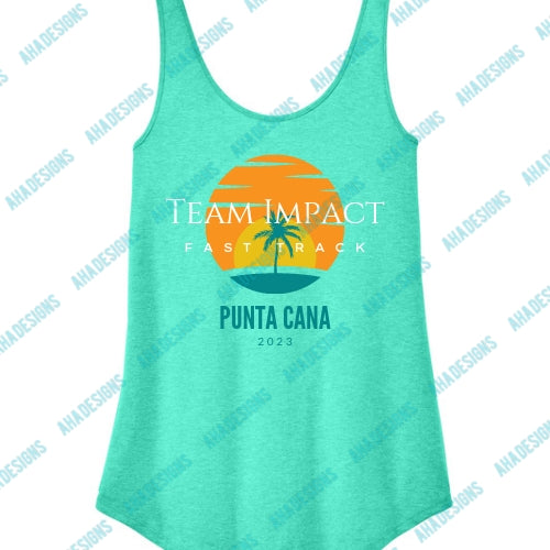 Punta Cana 2023 (Tree) Team Impact Fast Track District® Women’s Perfect Tri® Relaxed Tank