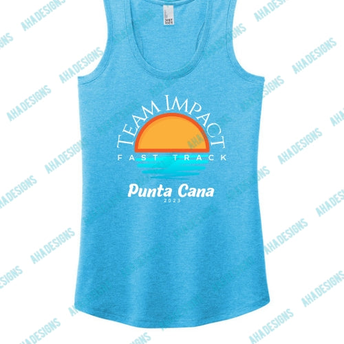Punta Cana 2023 Team Impact Fast Track District® Women’s Perfect Tri® Racerback Tank