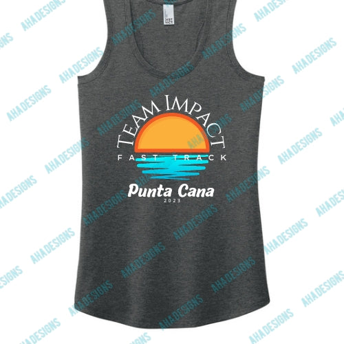 Punta Cana 2023 Team Impact Fast Track District® Women’s Perfect Tri® Racerback Tank