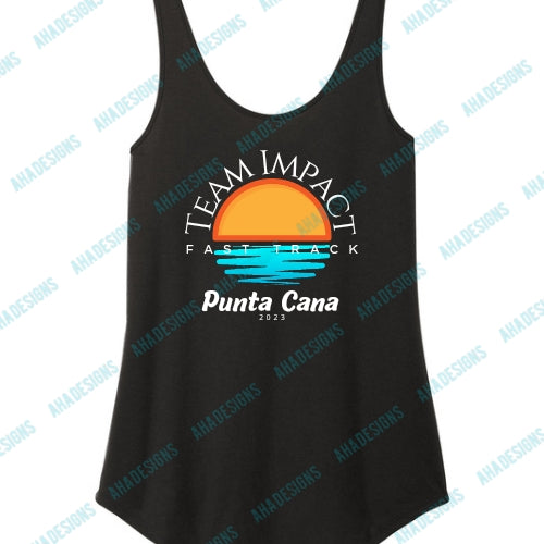 Punta Cana 2023 Team Impact Fast Track District® Women’s Perfect Tri® Relaxed Tank
