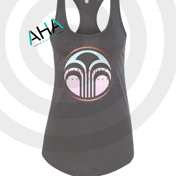 Team Impact Fast Track Next Level - Women's Ideal Racerback Tank