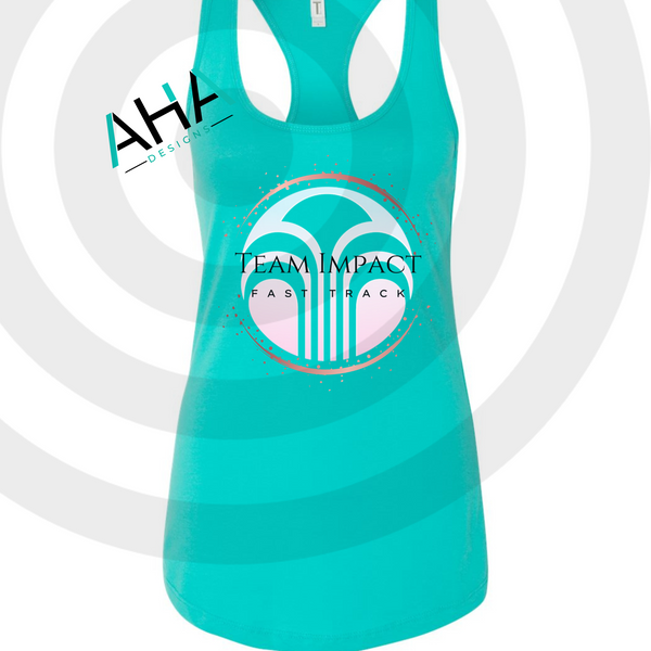 Team Impact Fast Track Next Level - Women's Ideal Racerback Tank