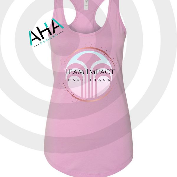 Team Impact Fast Track Next Level - Women's Ideal Racerback Tank