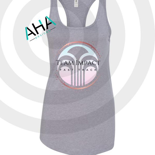 Team Impact Fast Track Next Level - Women's Ideal Racerback Tank