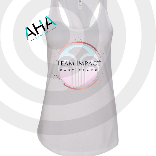 Team Impact Fast Track Next Level - Women's Ideal Racerback Tank