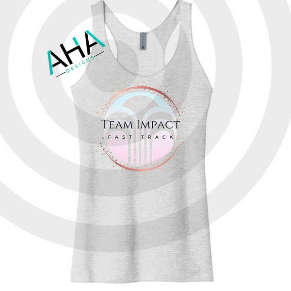 Team Impact Fast Track Next Level - Women’s Triblend Racerback Tank