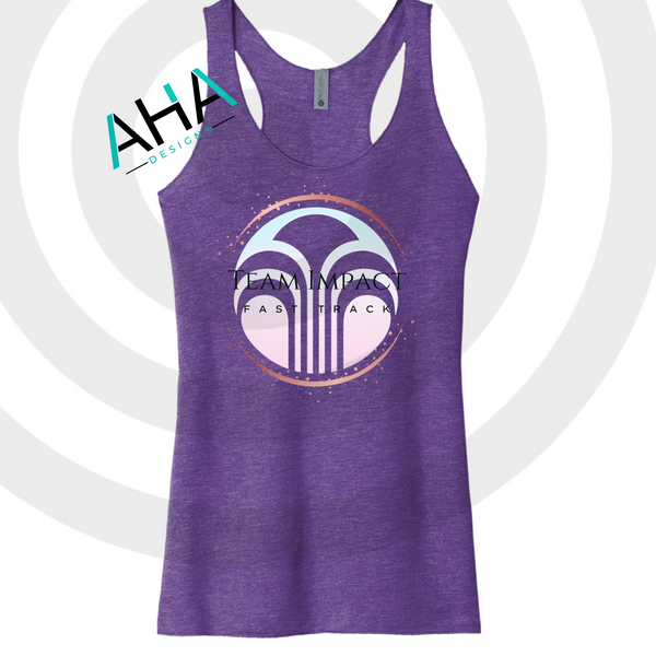 Team Impact Fast Track Next Level - Women’s Triblend Racerback Tank