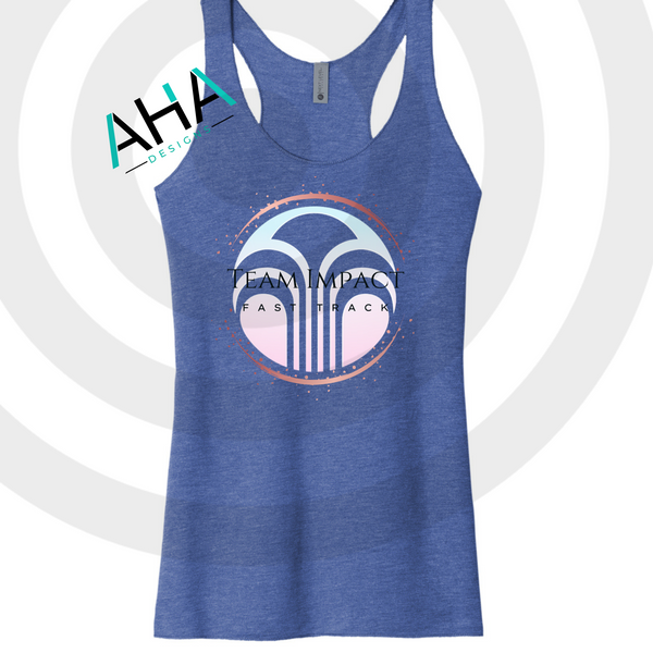 Team Impact Fast Track Next Level - Women’s Triblend Racerback Tank