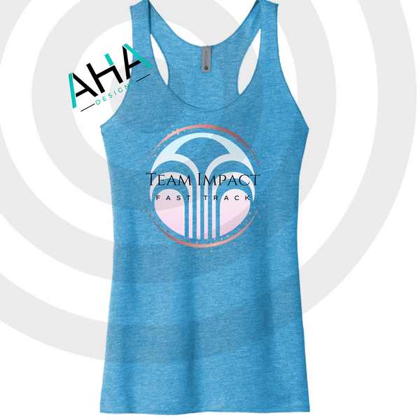 Team Impact Fast Track Next Level - Women’s Triblend Racerback Tank