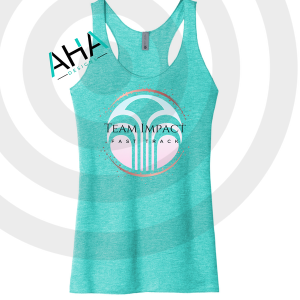 Team Impact Fast Track Next Level - Women’s Triblend Racerback Tank