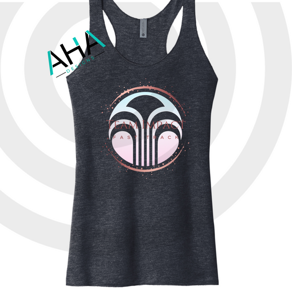 Team Impact Fast Track Next Level - Women’s Triblend Racerback Tank
