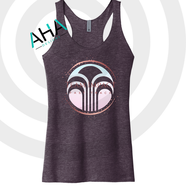 Team Impact Fast Track Next Level - Women’s Triblend Racerback Tank