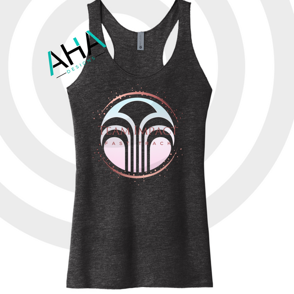 Team Impact Fast Track Next Level - Women’s Triblend Racerback Tank