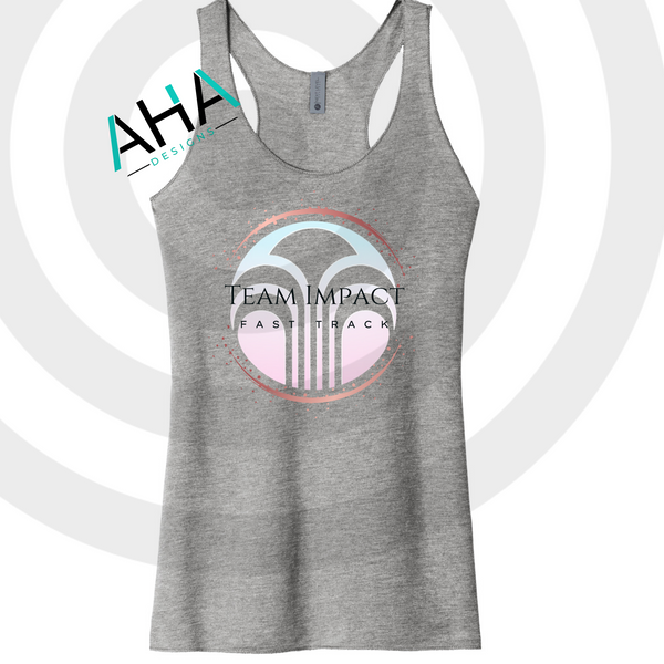 Team Impact Fast Track Next Level - Women’s Triblend Racerback Tank