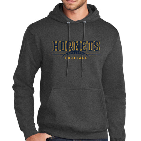 2025 Hornets Football Dark Heather Hoodie