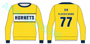 2024 Monroe Hornets Softball Gold Fully Sublimated Crewneck Sweatshirt