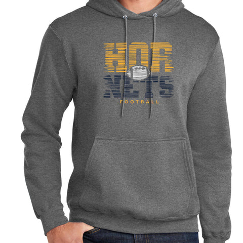 2025 Hornets Football Graphite Hoodie