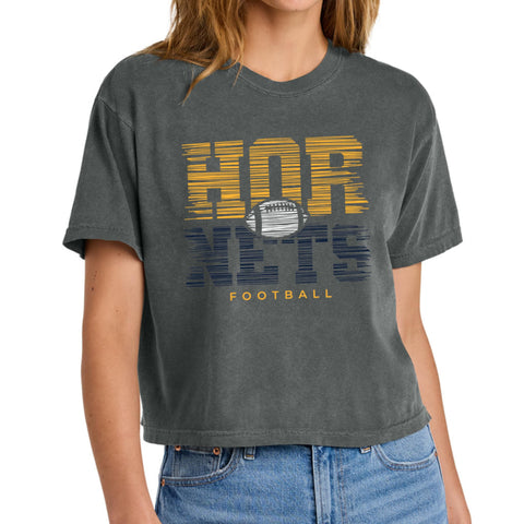 2025 Women's Hornets Football Boxy Tee