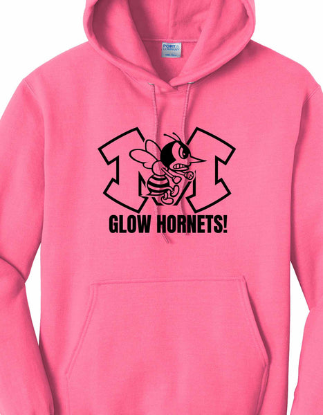 [PRE-ORDER] GLOW HORNETS! Neon Monroe Hornets Hoodie