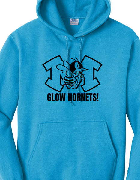 [PRE-ORDER] GLOW HORNETS! Neon Monroe Hornets Hoodie