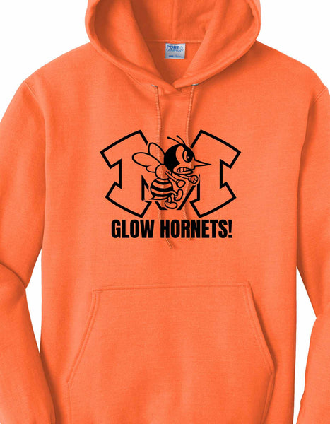 [PRE-ORDER] GLOW HORNETS! Neon Monroe Hornets Hoodie