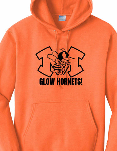 [PRE-ORDER] GLOW HORNETS! Neon Monroe Hornets Hoodie