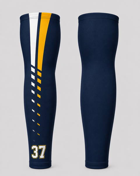 2026 Wee Hornet Football Custom Arm Sleeves – Navy