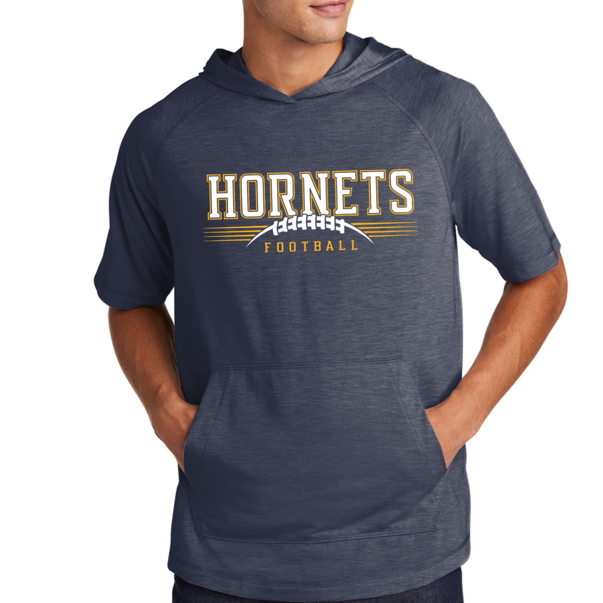 2025 Hornets Football Short Sleeve Hoodie