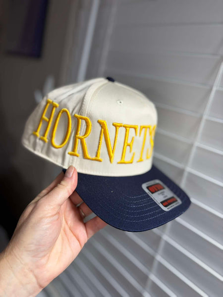 2026 Wee Hornet Football (Navy or Gold Thread) Snapback Hat – Puff Embroidered Hornets