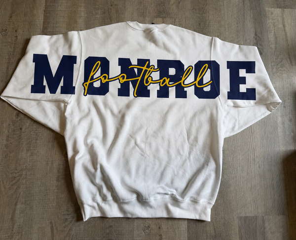 2026 Wee Hornet Football Crewneck Sweatshirt – Monroe Football