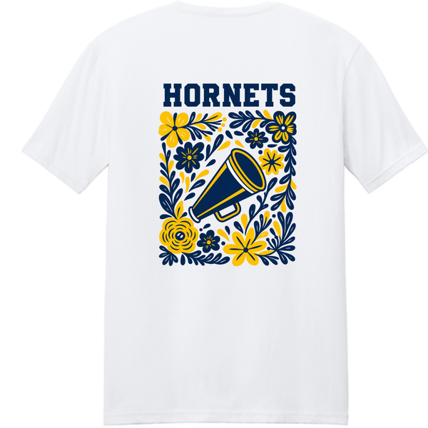 2026 Wee Hornet Cheer Tee – Floral Cheer Mama
