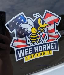 2024 WEE HORNET FOOTBALL Car Decal