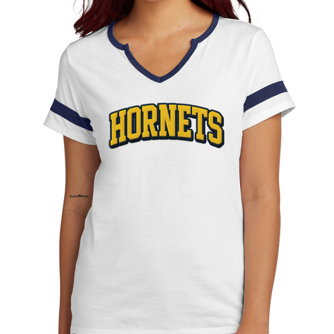 2025 HORNETS Halftime Notch Neck Tee