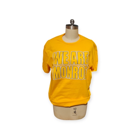 GOLD OUT "We are Monroe" Adult Short Sleeve Tee