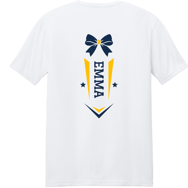 2026 Monroe Cheer Crewneck White T-shirt