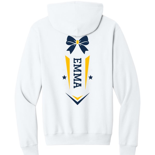 2026 Monroe Cheer Crewneck White Hoodie