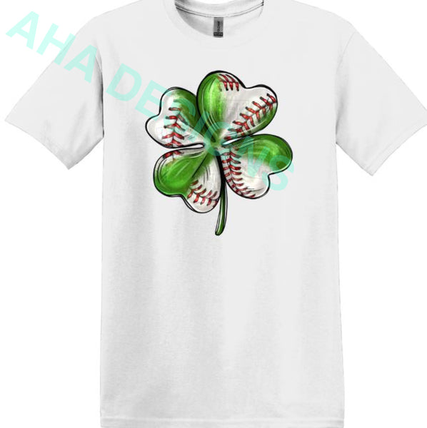 Baseball Shamrock Tee