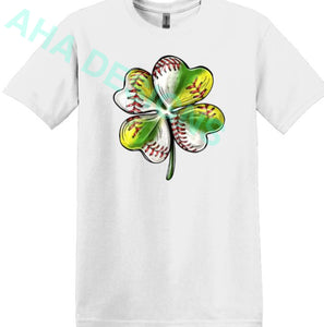 Baseball & Softball Shamrock Tee