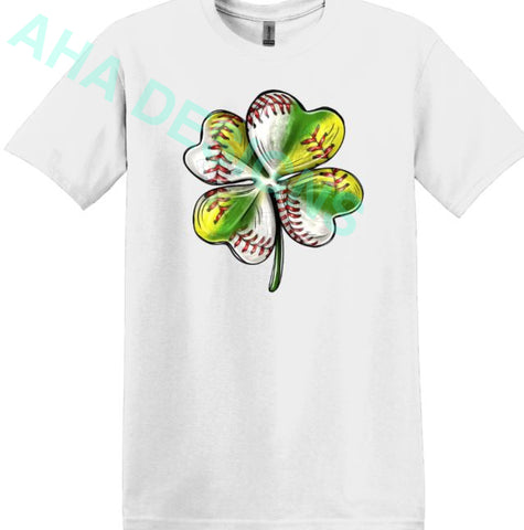 Baseball & Softball Shamrock Tee