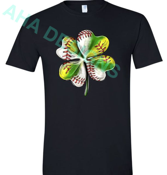 Baseball & Softball Shamrock Tee