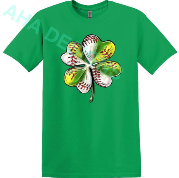 Baseball & Softball Shamrock Tee