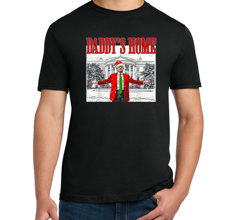 Trump Christmas Daddy's Home Tee